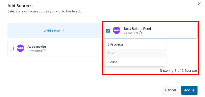 Reviews Feed's source popover Reviews Feed's source popover