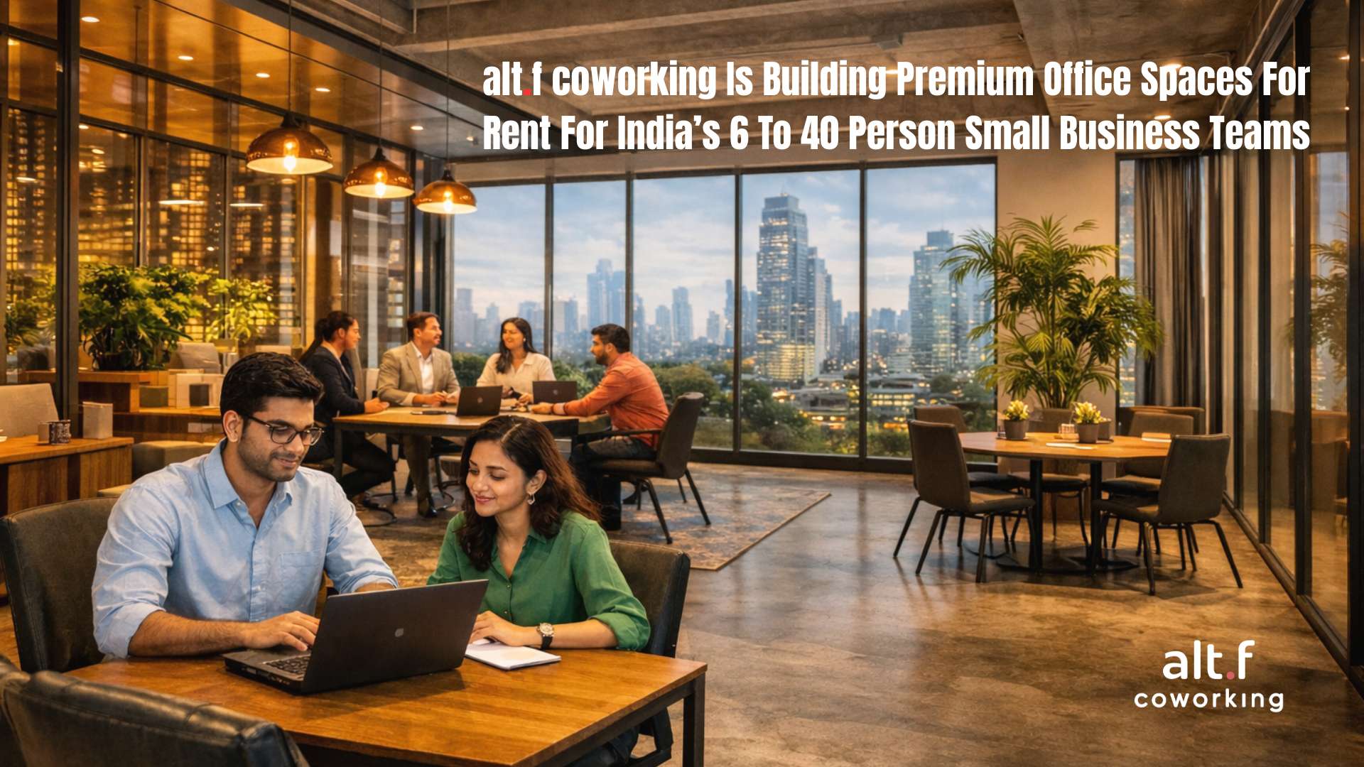 The Office Gap Is Real: alt.f coworking Is Building Premium Office Spaces For Rent For India’s 6 To 40 Person Small Business Teams